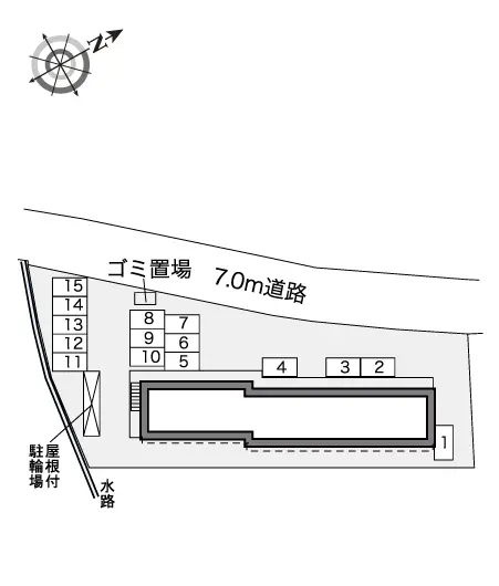 ★手数料０円★大津市見世　月極駐車場（LP）